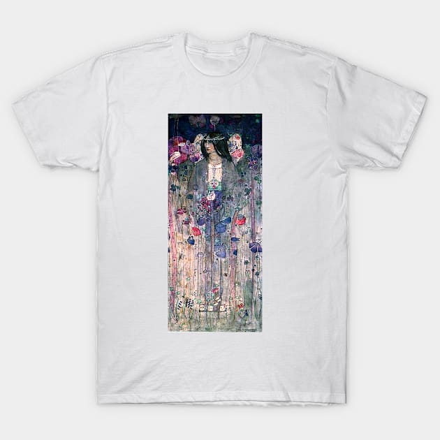 Charles Rennie Mackintosh In Fairyland T-Shirt by PaperMoonGifts